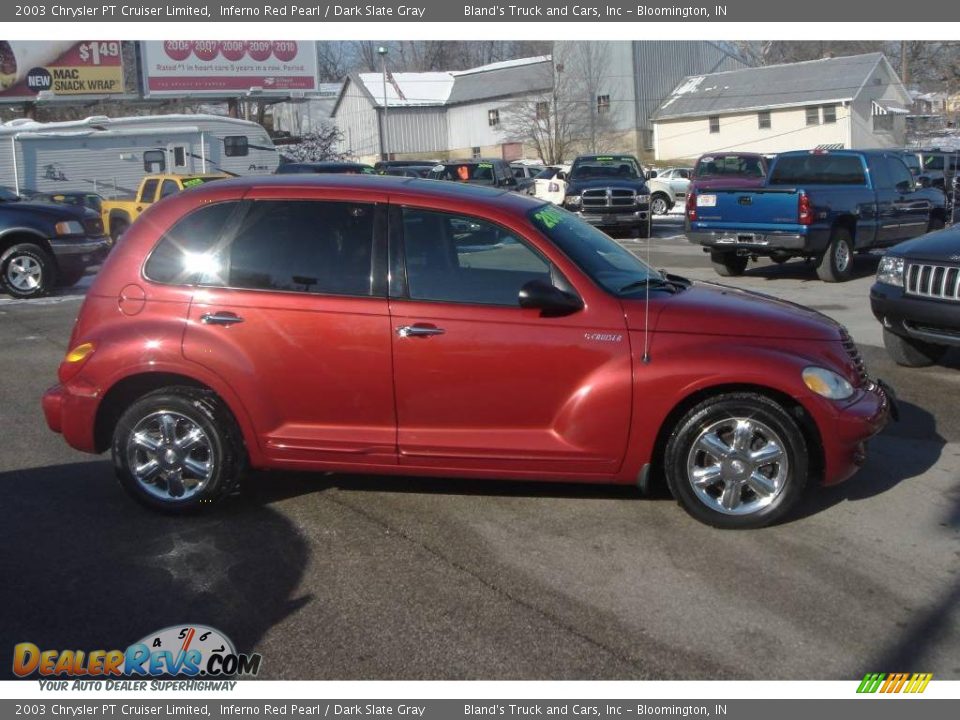 2003 Chrysler PT Cruiser Limited Inferno Red Pearl / Dark Slate Gray Photo #2