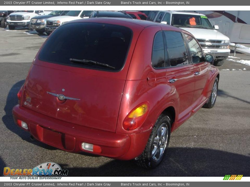 2003 Chrysler PT Cruiser Limited Inferno Red Pearl / Dark Slate Gray Photo #3