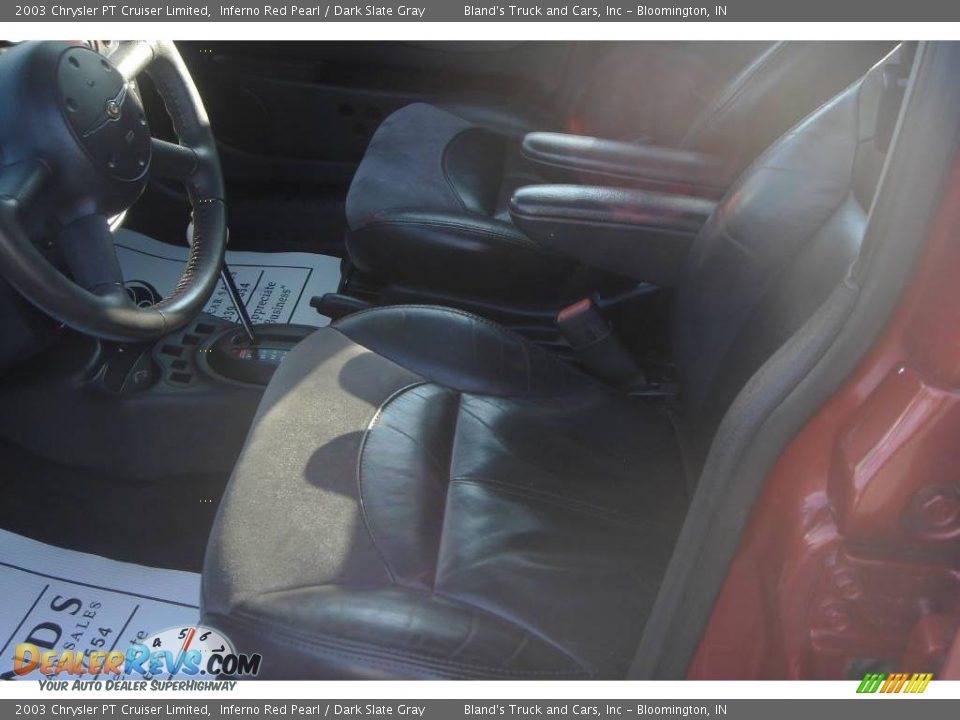 2003 Chrysler PT Cruiser Limited Inferno Red Pearl / Dark Slate Gray Photo #5