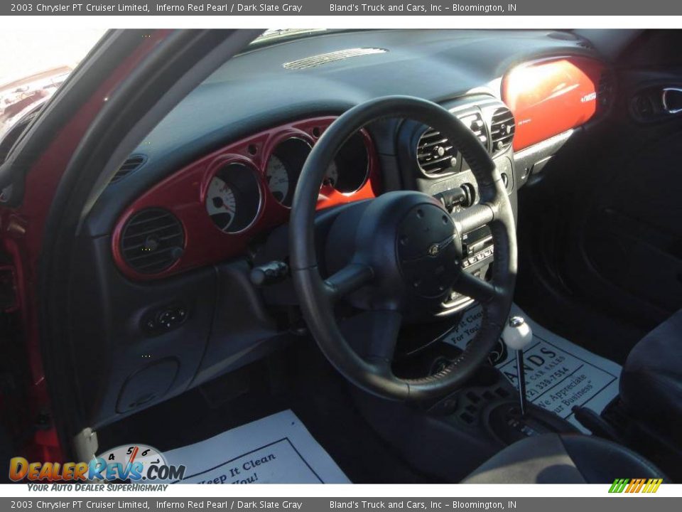 2003 Chrysler PT Cruiser Limited Inferno Red Pearl / Dark Slate Gray Photo #6
