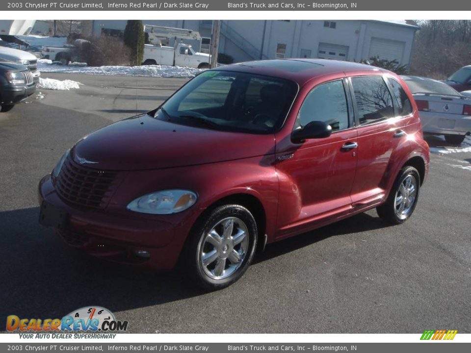 2003 Chrysler PT Cruiser Limited Inferno Red Pearl / Dark Slate Gray Photo #7