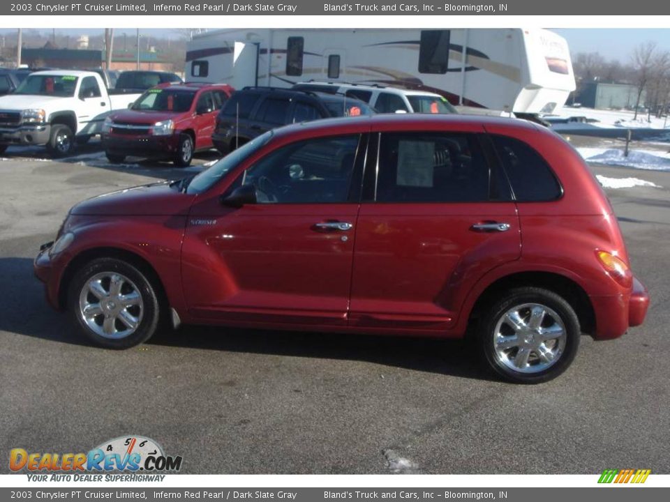 2003 Chrysler PT Cruiser Limited Inferno Red Pearl / Dark Slate Gray Photo #8
