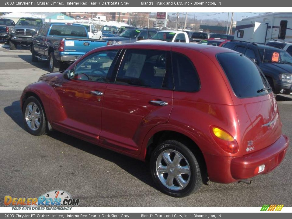 2003 Chrysler PT Cruiser Limited Inferno Red Pearl / Dark Slate Gray Photo #9
