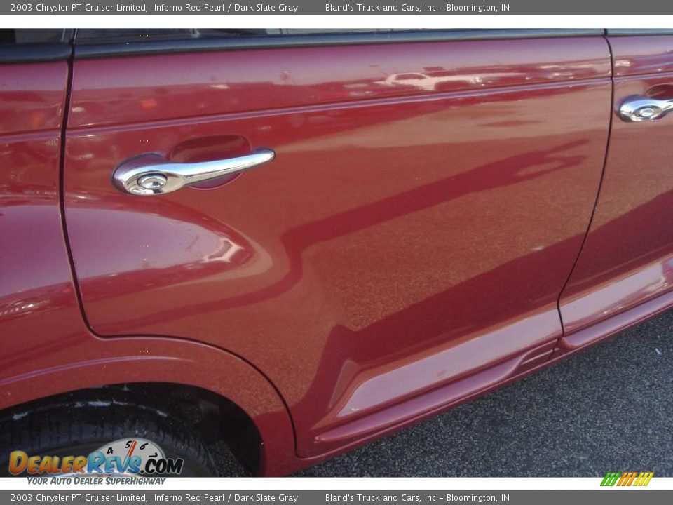 2003 Chrysler PT Cruiser Limited Inferno Red Pearl / Dark Slate Gray Photo #13