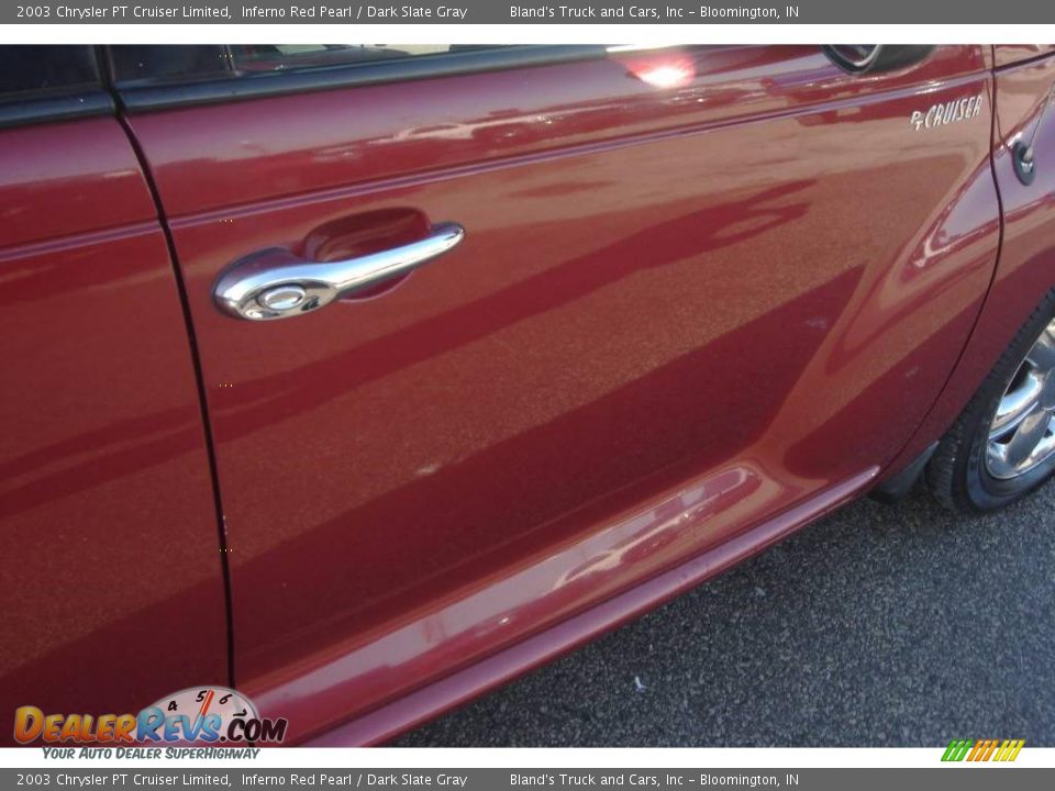 2003 Chrysler PT Cruiser Limited Inferno Red Pearl / Dark Slate Gray Photo #14