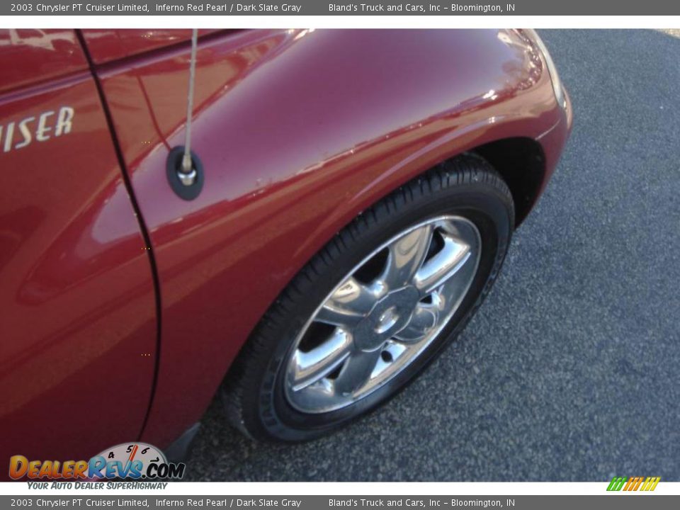 2003 Chrysler PT Cruiser Limited Inferno Red Pearl / Dark Slate Gray Photo #15