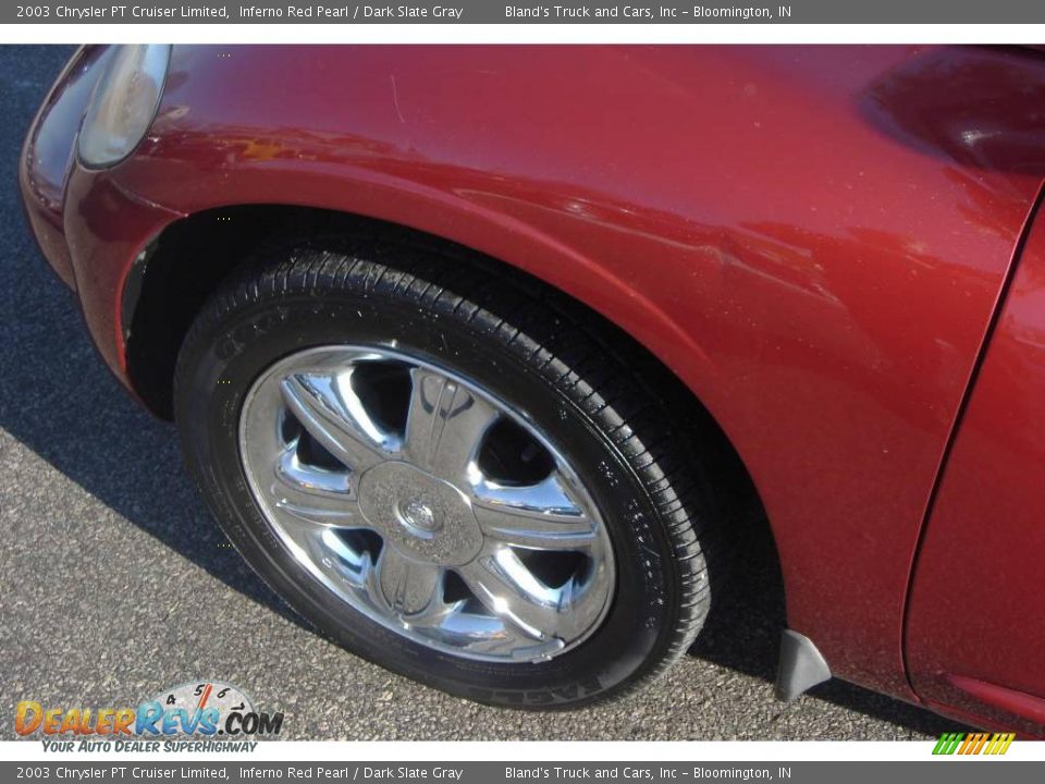 2003 Chrysler PT Cruiser Limited Inferno Red Pearl / Dark Slate Gray Photo #17