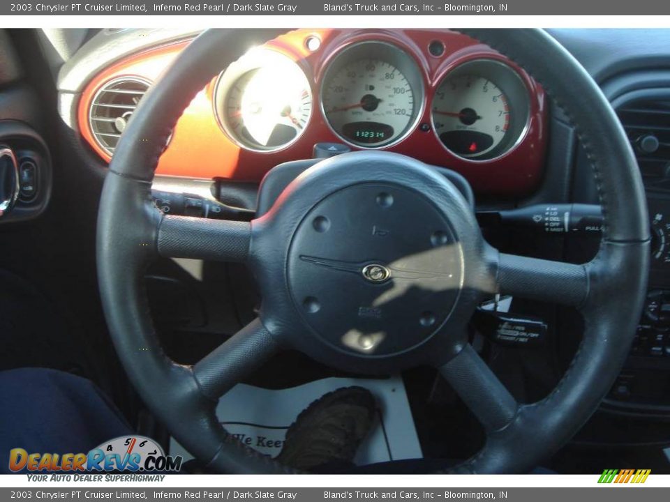 2003 Chrysler PT Cruiser Limited Inferno Red Pearl / Dark Slate Gray Photo #22