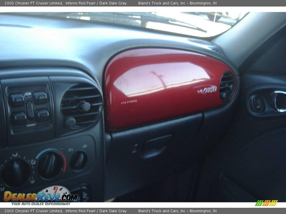 2003 Chrysler PT Cruiser Limited Inferno Red Pearl / Dark Slate Gray Photo #27