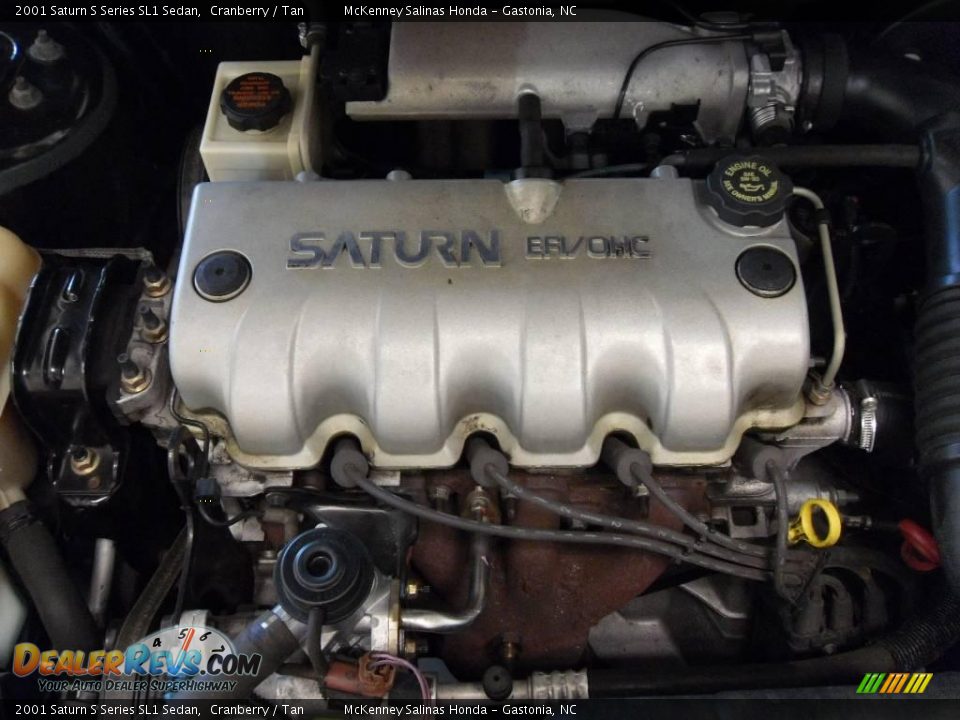 2001 Saturn S Series SL1 Sedan Cranberry / Tan Photo #25