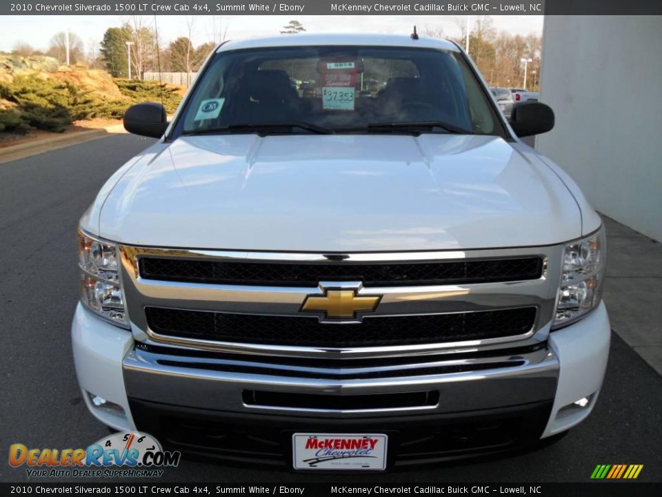 2010 Chevrolet Silverado 1500 LT Crew Cab 4x4 Summit White / Ebony Photo #6