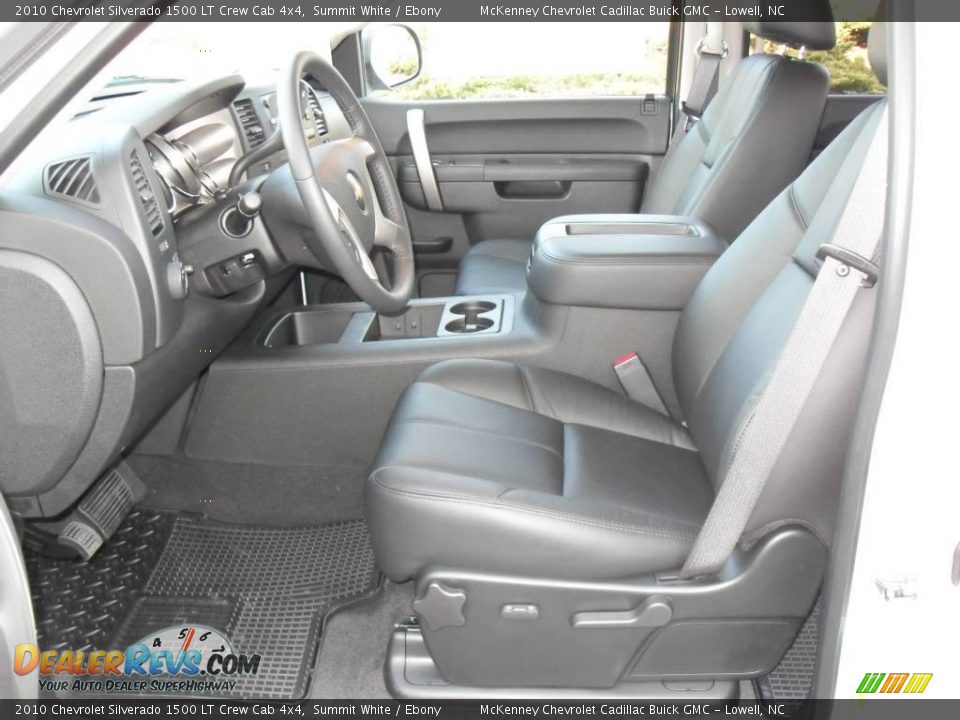 2010 Chevrolet Silverado 1500 LT Crew Cab 4x4 Summit White / Ebony Photo #7