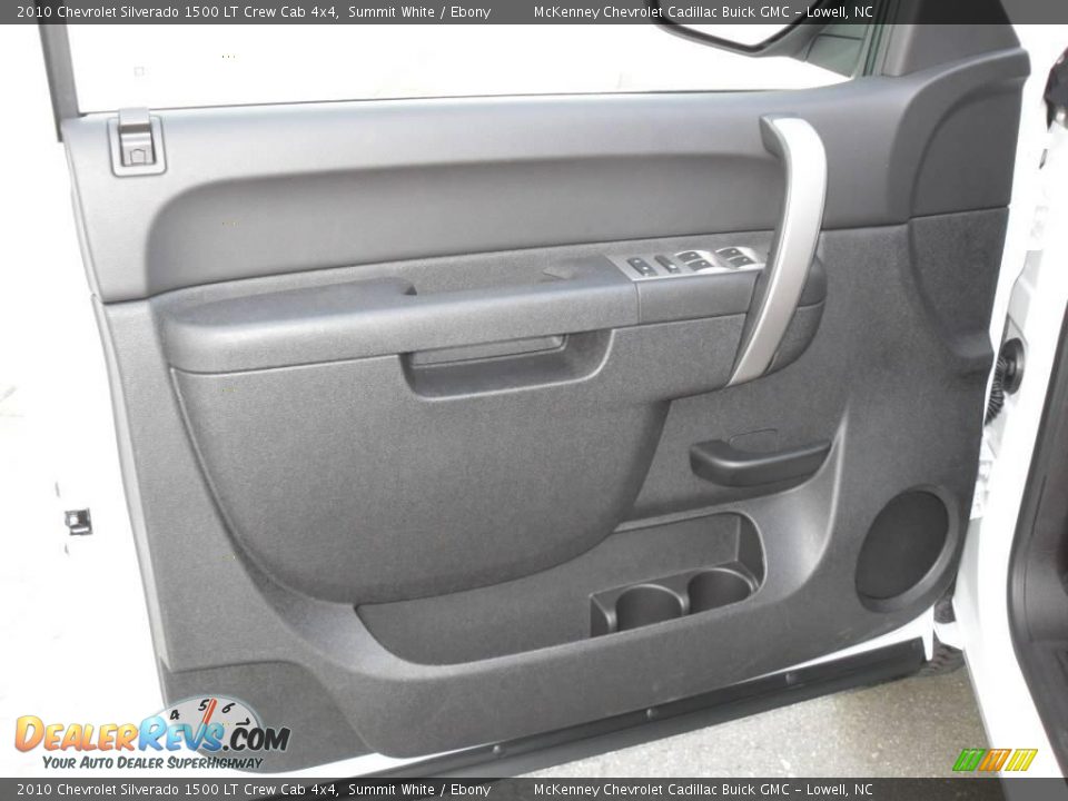 2010 Chevrolet Silverado 1500 LT Crew Cab 4x4 Summit White / Ebony Photo #10