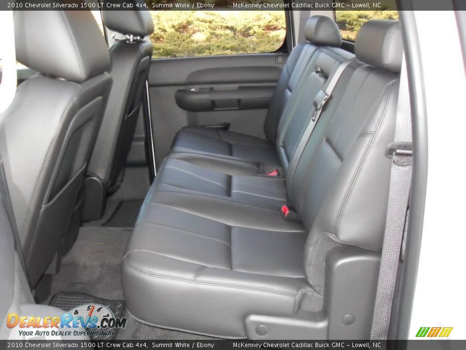 2010 Chevrolet Silverado 1500 LT Crew Cab 4x4 Summit White / Ebony Photo #11