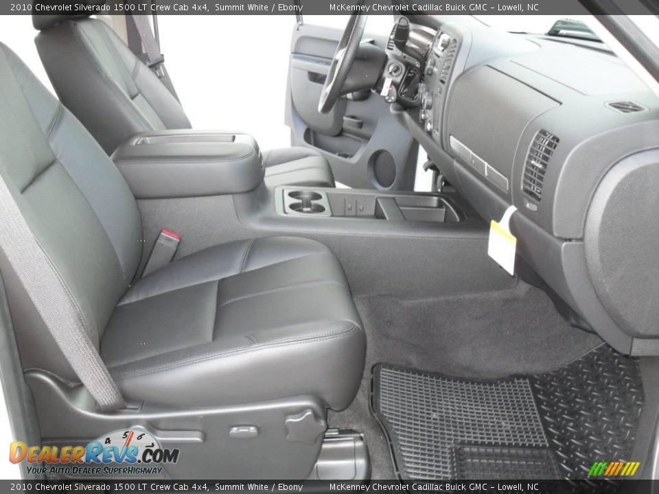 2010 Chevrolet Silverado 1500 LT Crew Cab 4x4 Summit White / Ebony Photo #16