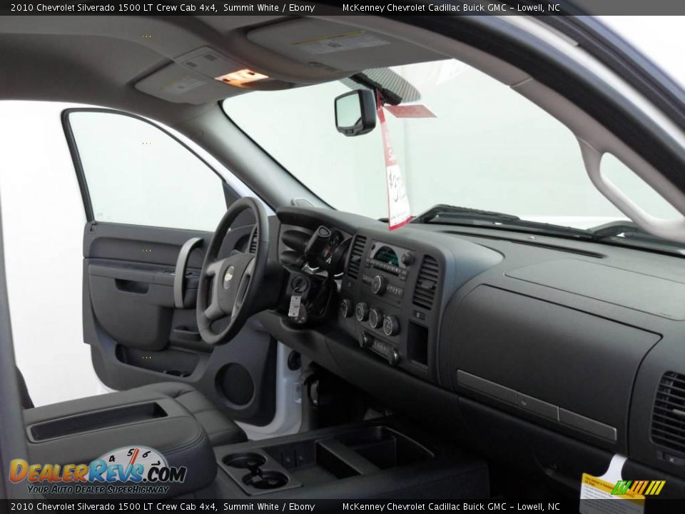 2010 Chevrolet Silverado 1500 LT Crew Cab 4x4 Summit White / Ebony Photo #18