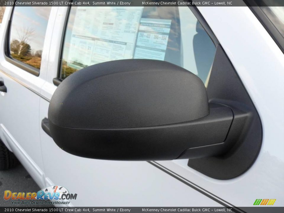 2010 Chevrolet Silverado 1500 LT Crew Cab 4x4 Summit White / Ebony Photo #19