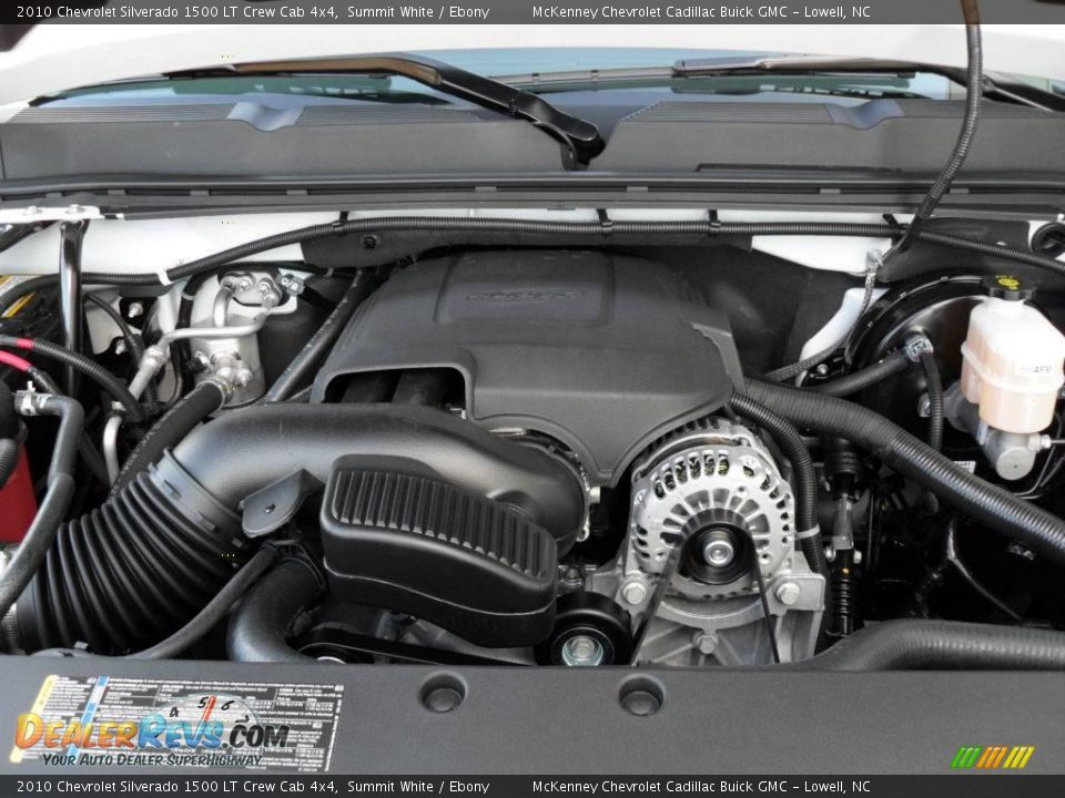 2010 Chevrolet Silverado 1500 LT Crew Cab 4x4 Summit White / Ebony Photo #21