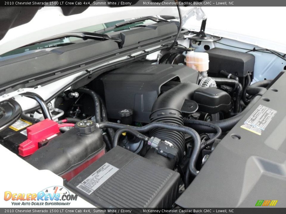 2010 Chevrolet Silverado 1500 LT Crew Cab 4x4 Summit White / Ebony Photo #22