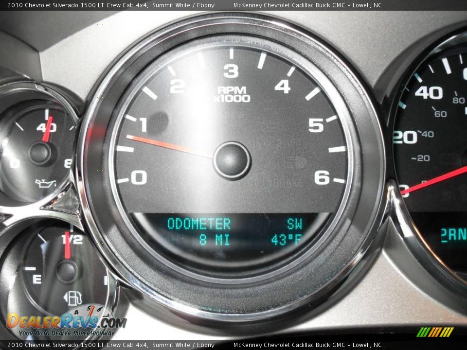 2010 Chevrolet Silverado 1500 LT Crew Cab 4x4 Summit White / Ebony Photo #24