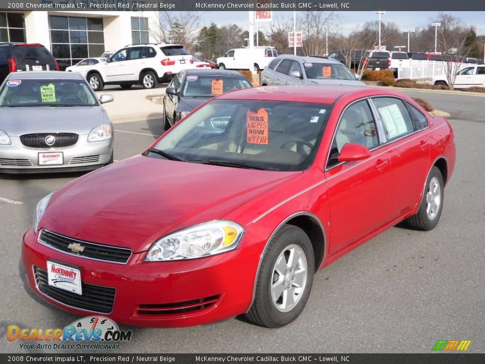 2008 Chevrolet Impala LT Precision Red / Neutral Beige Photo #1