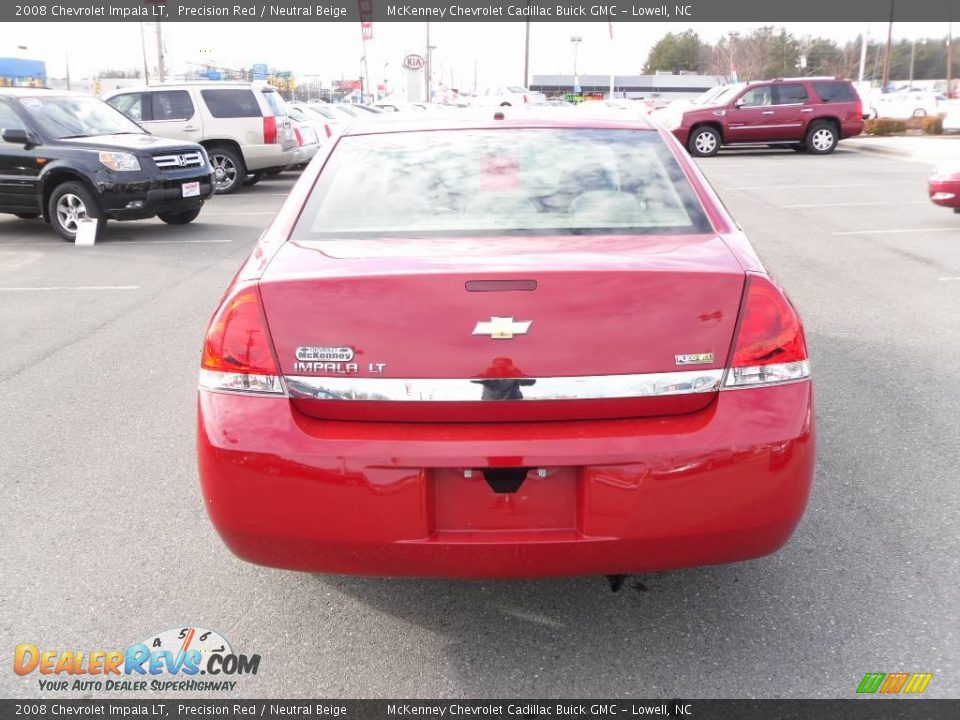 2008 Chevrolet Impala LT Precision Red / Neutral Beige Photo #3