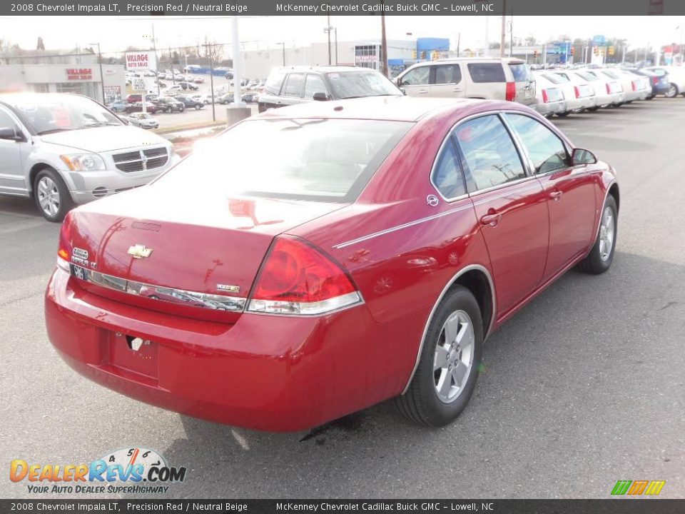 2008 Chevrolet Impala LT Precision Red / Neutral Beige Photo #4