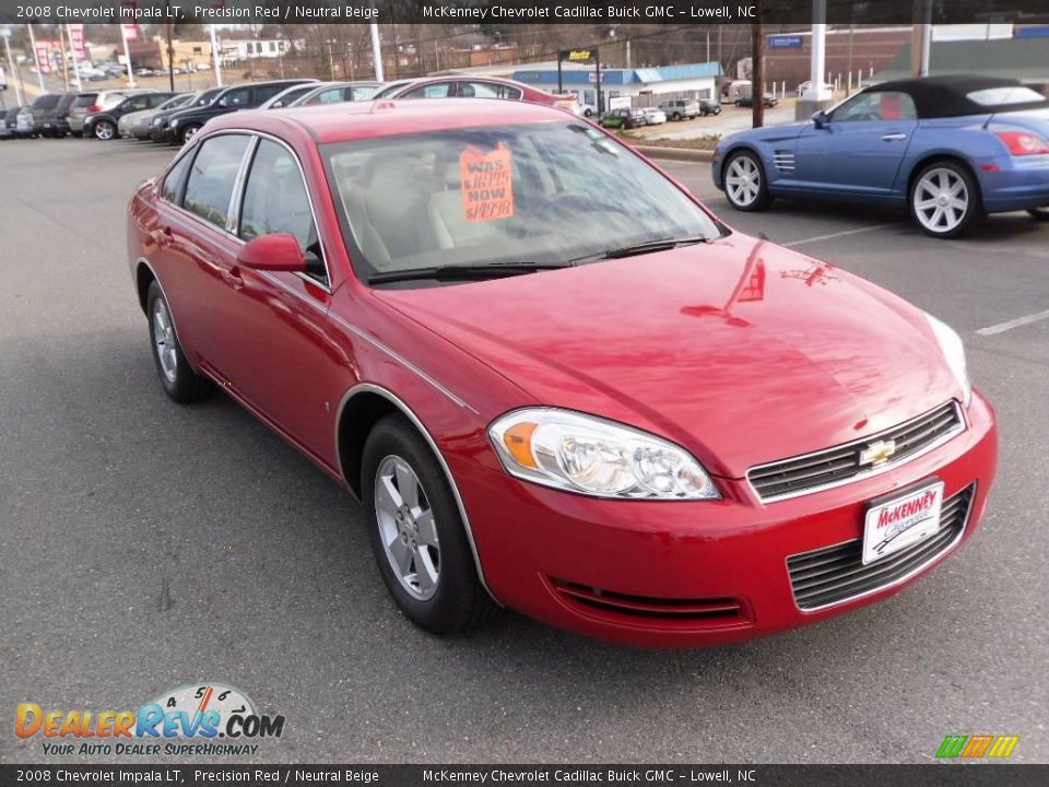2008 Chevrolet Impala LT Precision Red / Neutral Beige Photo #5
