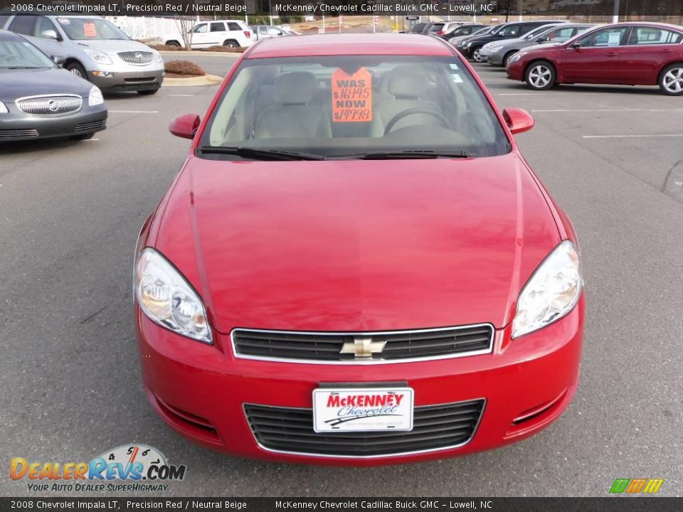 2008 Chevrolet Impala LT Precision Red / Neutral Beige Photo #6