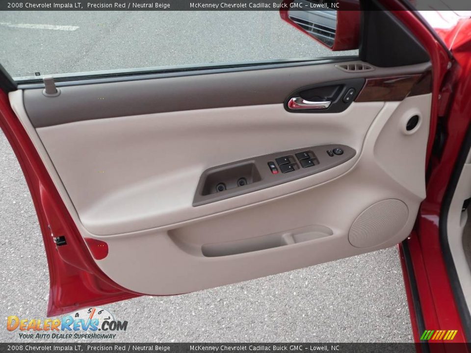 2008 Chevrolet Impala LT Precision Red / Neutral Beige Photo #7