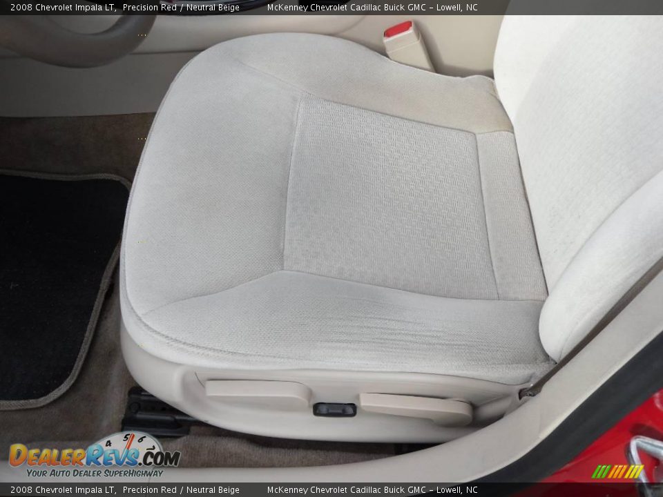 2008 Chevrolet Impala LT Precision Red / Neutral Beige Photo #8