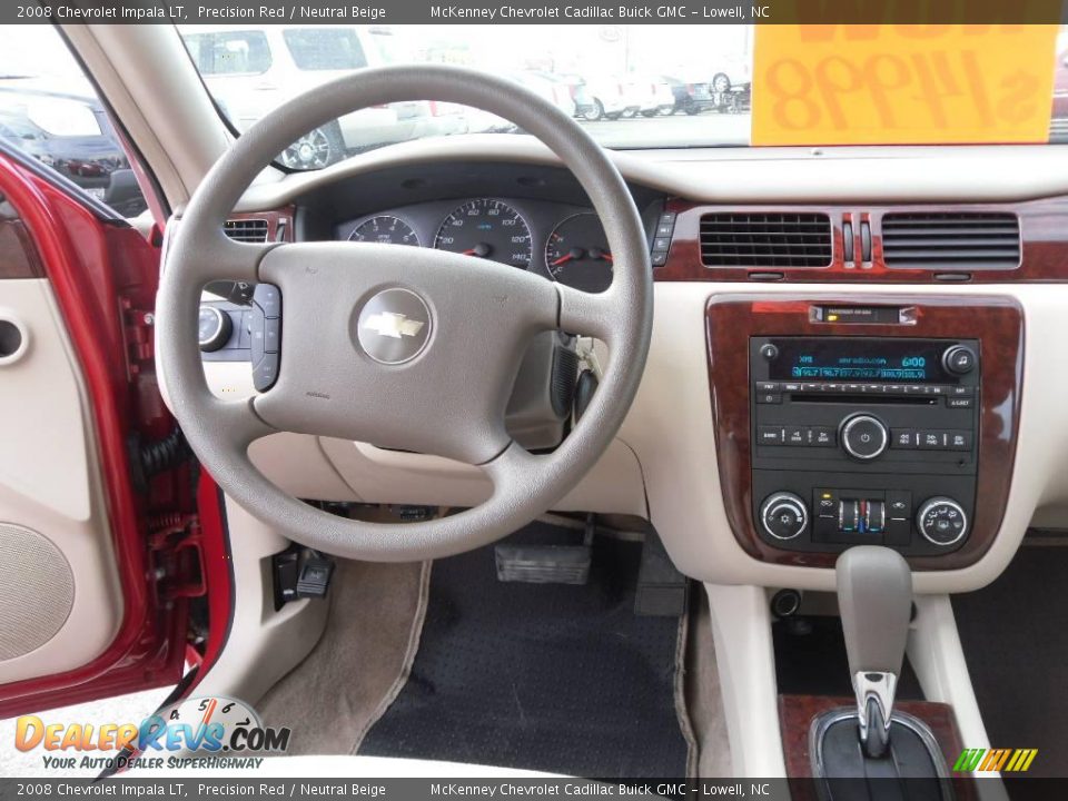 2008 Chevrolet Impala LT Precision Red / Neutral Beige Photo #21