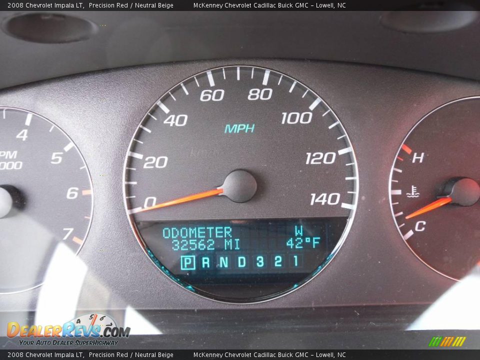 2008 Chevrolet Impala LT Precision Red / Neutral Beige Photo #24