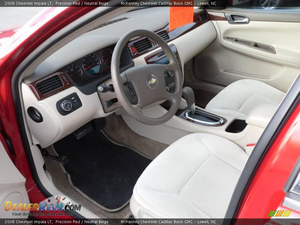 2008 Chevrolet Impala LT Precision Red / Neutral Beige Photo #25