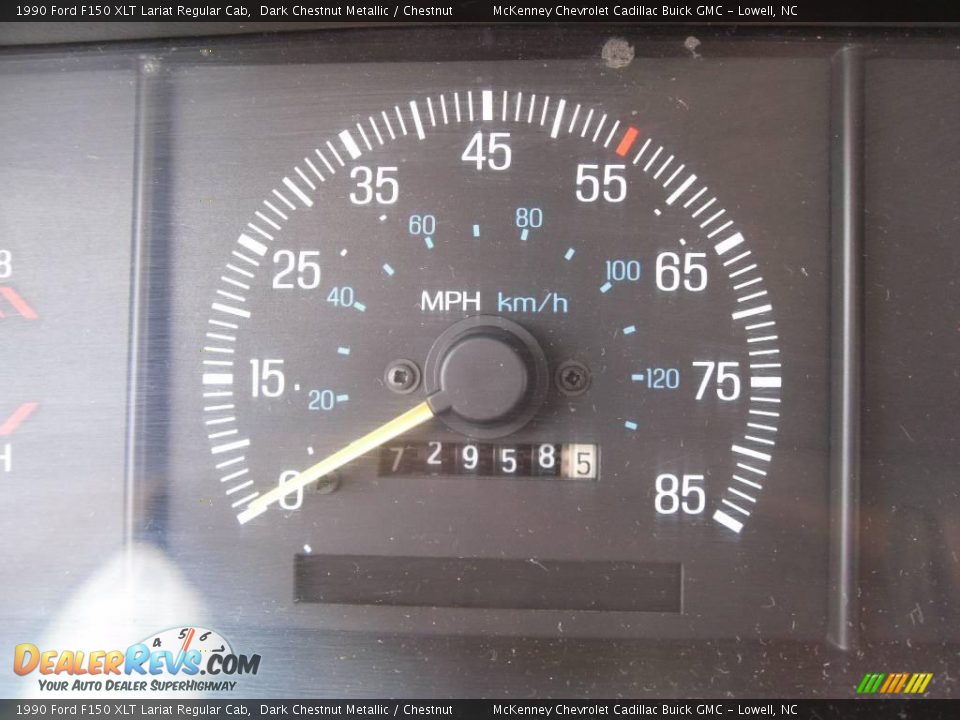 1990 Ford F150 XLT Lariat Regular Cab Gauges Photo #21