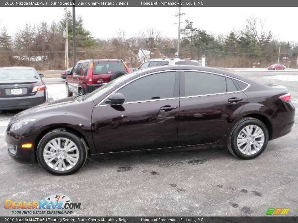 2010 Mazda MAZDA6 i Touring Sedan Black Cherry Metallic / Beige Photo #1