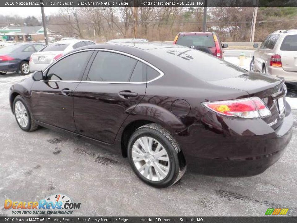 2010 Mazda MAZDA6 i Touring Sedan Black Cherry Metallic / Beige Photo #2