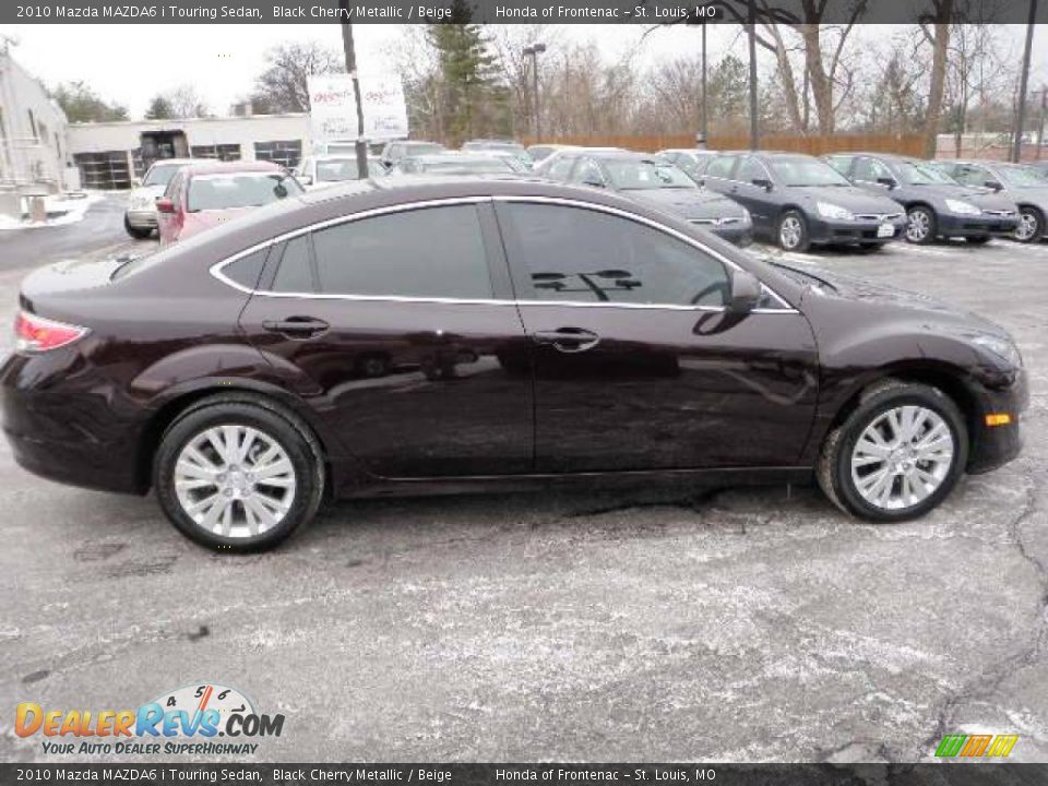 2010 Mazda MAZDA6 i Touring Sedan Black Cherry Metallic / Beige Photo #5