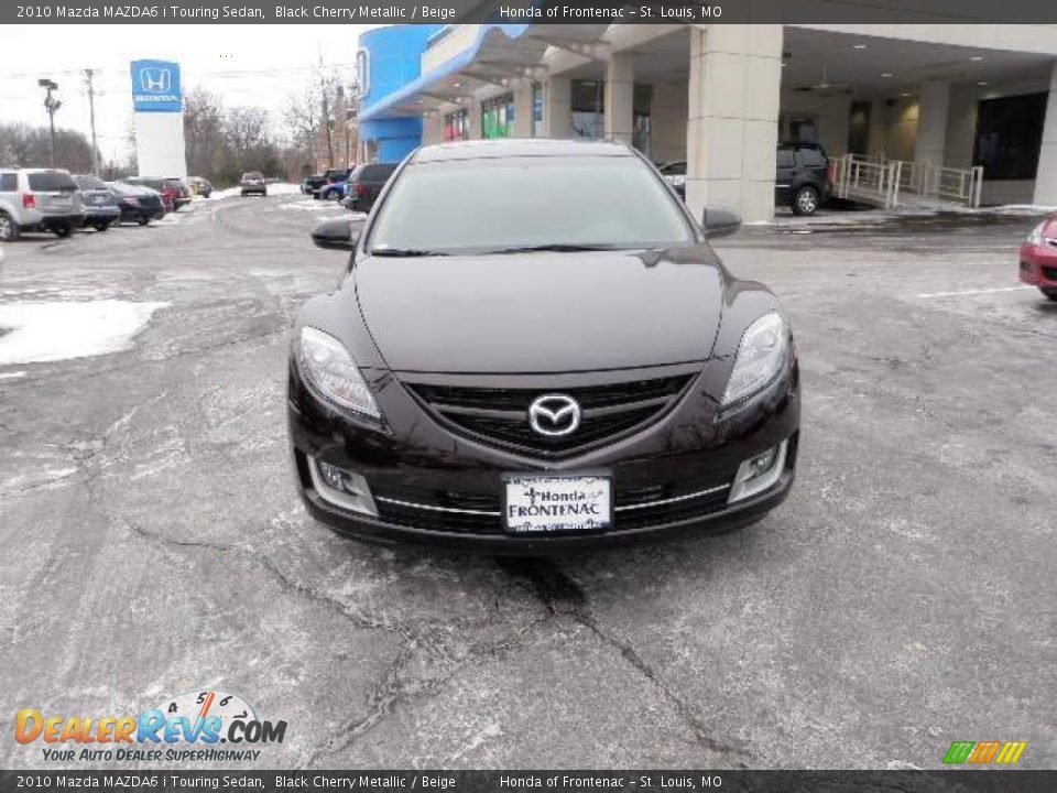2010 Mazda MAZDA6 i Touring Sedan Black Cherry Metallic / Beige Photo #7