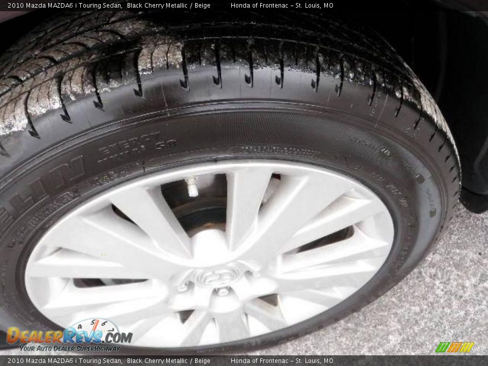 2010 Mazda MAZDA6 i Touring Sedan Black Cherry Metallic / Beige Photo #9