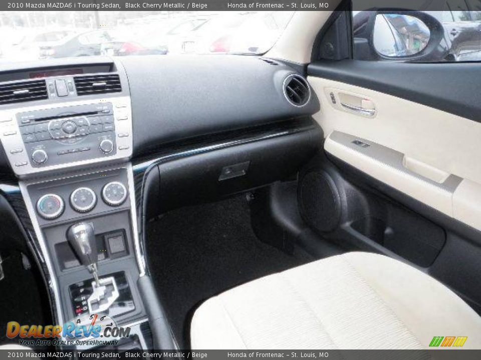 2010 Mazda MAZDA6 i Touring Sedan Black Cherry Metallic / Beige Photo #14