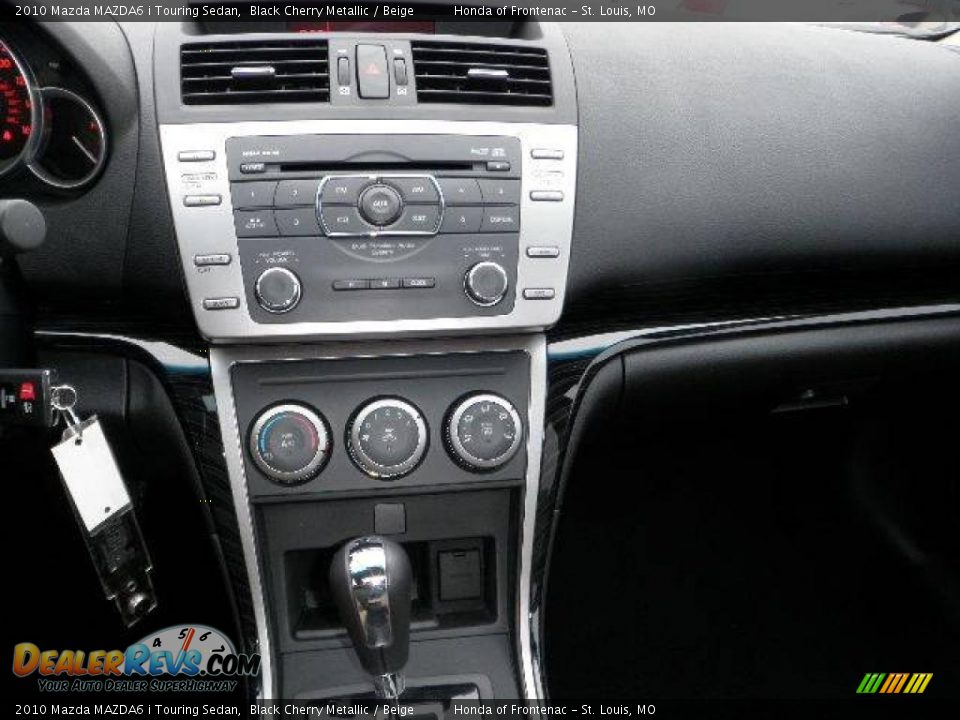 2010 Mazda MAZDA6 i Touring Sedan Black Cherry Metallic / Beige Photo #22