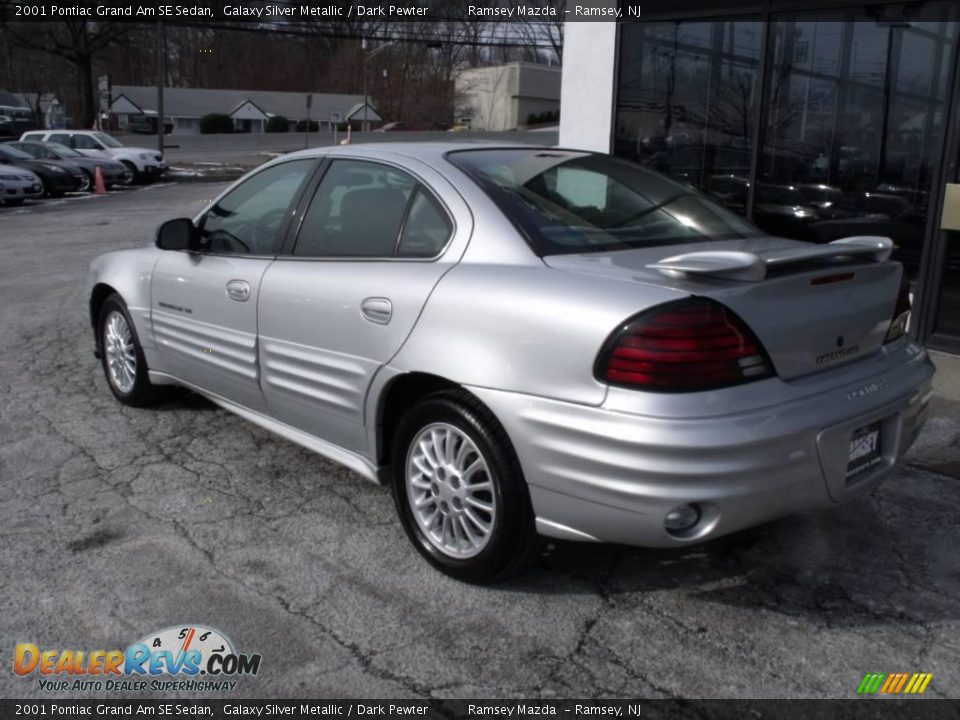 2001 Pontiac Grand Am SE Sedan Galaxy Silver Metallic / Dark Pewter Photo #5