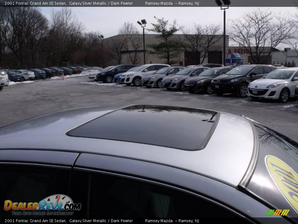 2001 Pontiac Grand Am SE Sedan Galaxy Silver Metallic / Dark Pewter Photo #8