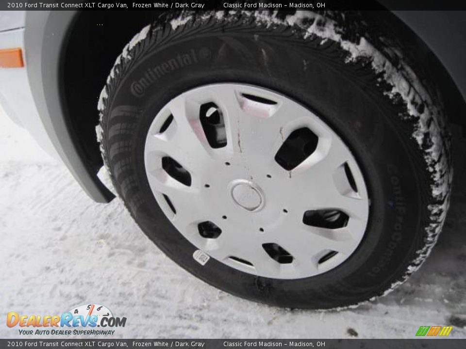 2010 Ford Transit Connect XLT Cargo Van Frozen White / Dark Gray Photo #5