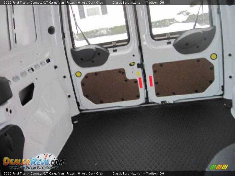 2010 Ford Transit Connect XLT Cargo Van Frozen White / Dark Gray Photo #8