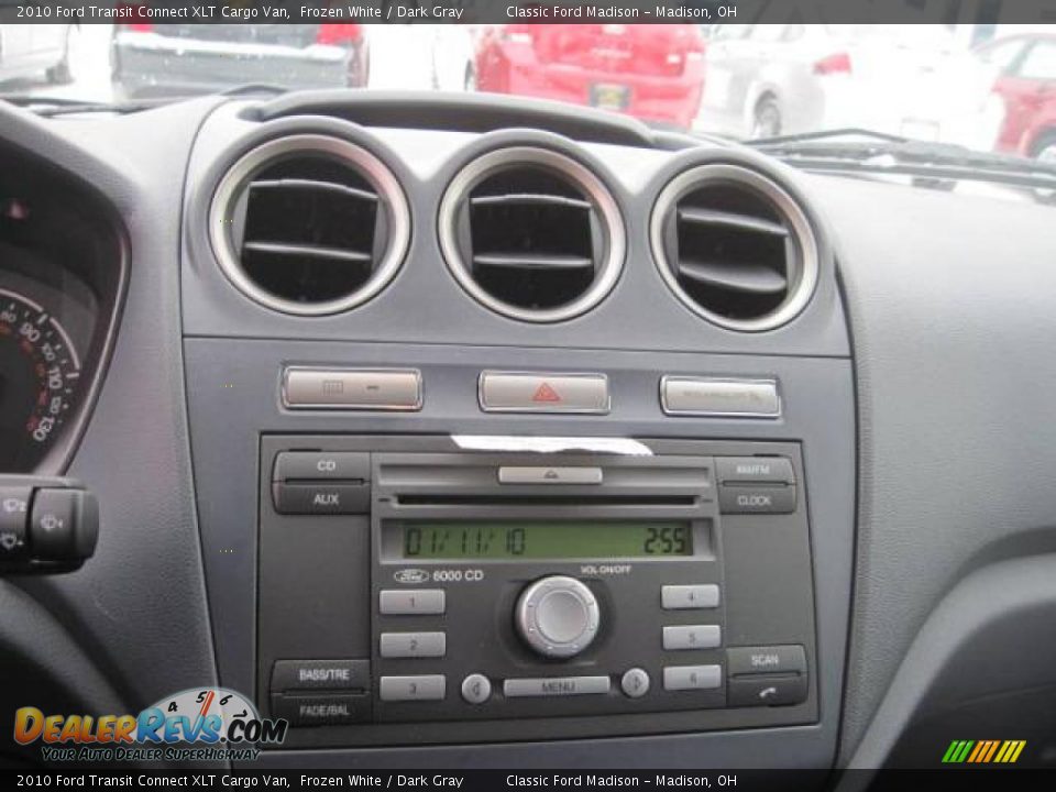 2010 Ford Transit Connect XLT Cargo Van Frozen White / Dark Gray Photo #10