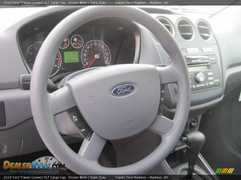 2010 Ford Transit Connect XLT Cargo Van Frozen White / Dark Gray Photo #11
