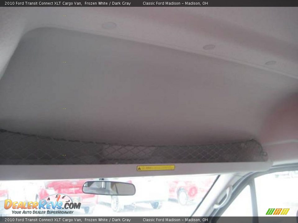 2010 Ford Transit Connect XLT Cargo Van Frozen White / Dark Gray Photo #12