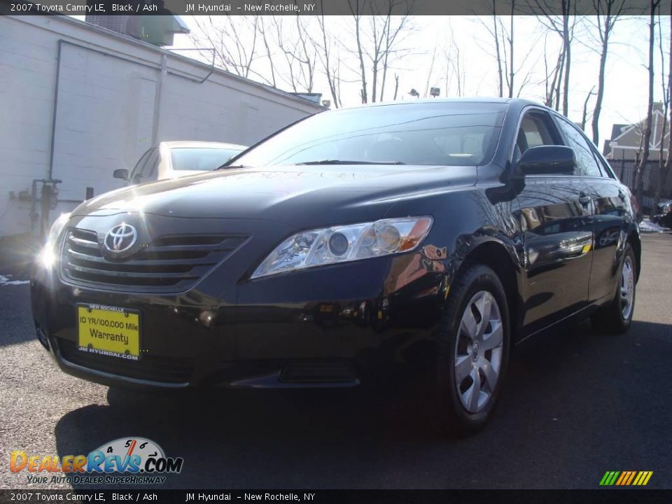 2007 Toyota Camry LE Black / Ash Photo #1